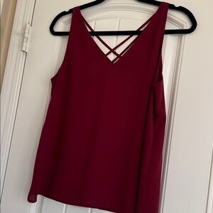 Express Burgundy Camisole Top